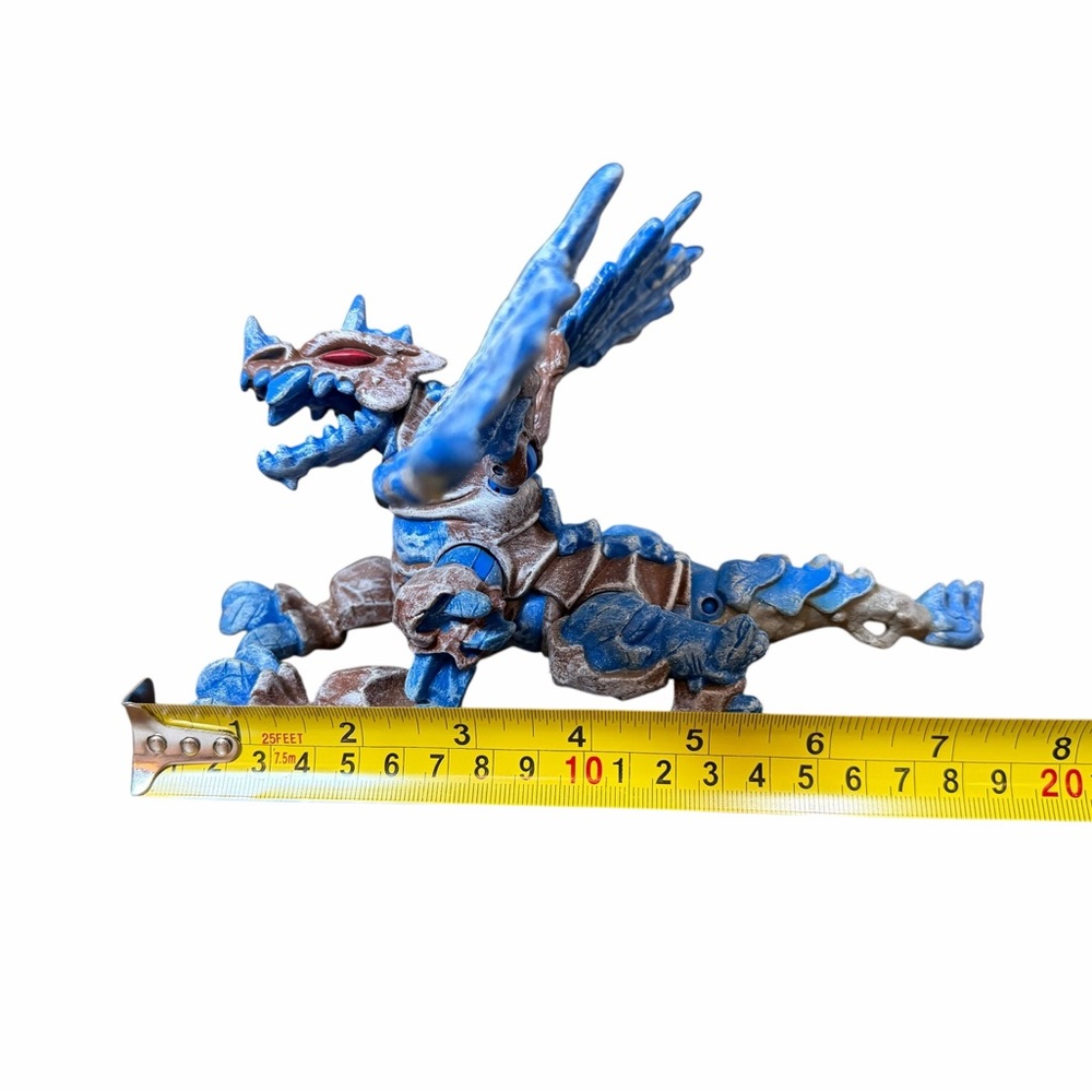 Vintage Mega Bloks Fire & Ice Blue Frost Dragon 9875 - Picture 4 of 9